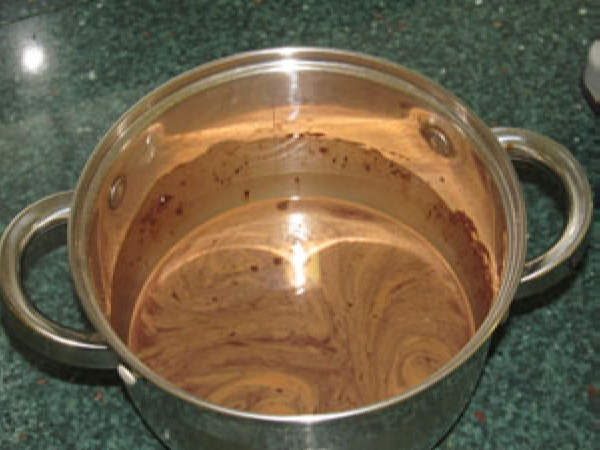 Шаг 2. Подготовить шоколадную смесь