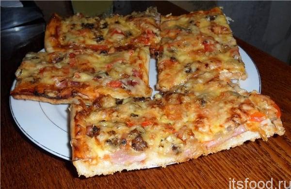 тесто для пиццы рецепт в домашних условиях в духовке быстро и просто | Дзен