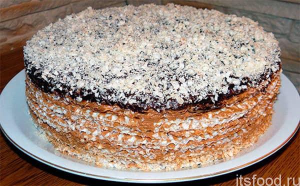Торт Пломбир без духовки