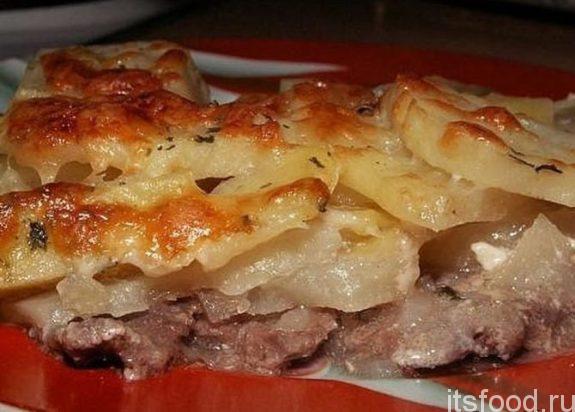 Мясо по-французски в духовке - классический рецепт с фото