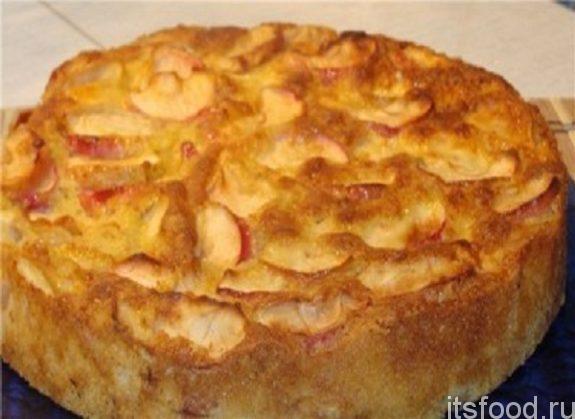 Постный пирог с яблоками - пошаговый рецепт с фото