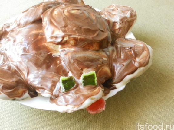 Торт «Черепаха» со сметаной - рецепт с фото