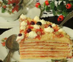Вафельный торт «Смородинка»