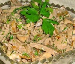 Салат из куриной печени - очень вкусный рецепт с фото