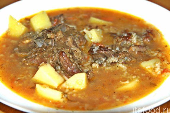 Узбекский суп "Мастава" - рецепт с фото