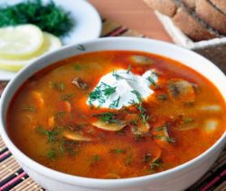 Грибной суп из шампиньонов - рецепт с фото