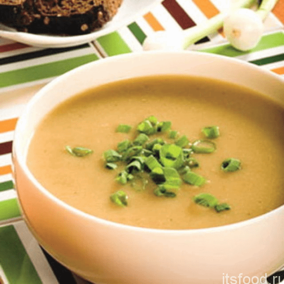 Овощной суп-пюре с форелью в мультиварке