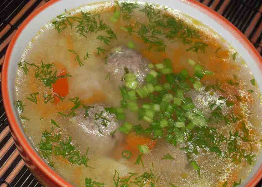 Рисовый суп с фрикадельками пошаговый рецепт с фото