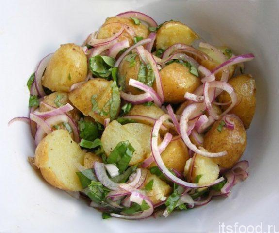 Как приготовить картофельный салат - рецепт с фото