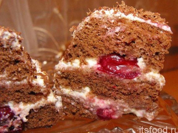 Бисквитный мини-тортик