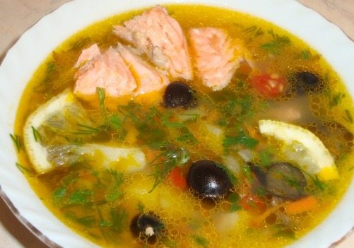 Рыбный суп из форели с овощами рецепт с фото