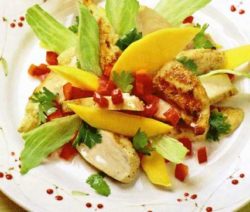 Салат с манго: пошаговый рецепт