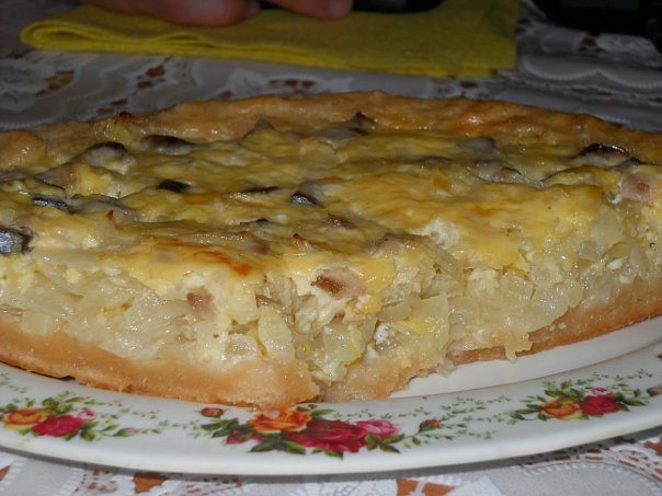 Рецепты Лукового Пирога С Фото Пошагово