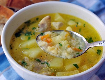 Крестьянский суп «Затируха»