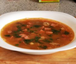 Гороховый суп с копченостями – рецепт с фото
