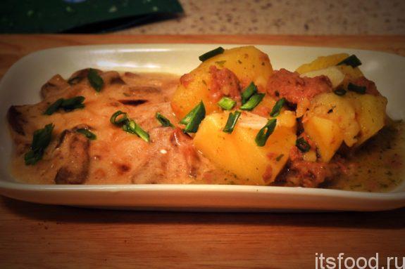 Картошка с тушенкой – рецепт с фото