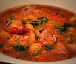 Как приготовить томатный суп с горохом