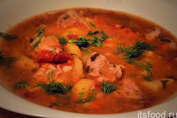 Как приготовить томатный суп с горохом