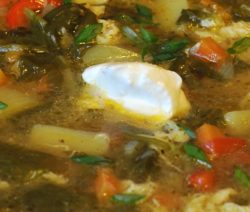 Суп со шпинатом – рецепт