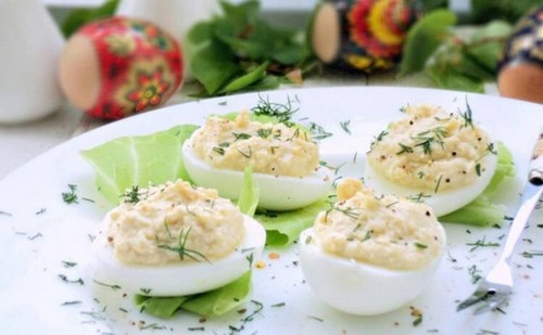 11 необычных вариантов фаршированных яиц с фото